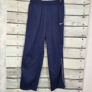Nike Basketball Men’s Medium Navy Blue Track Warm Up Pants